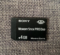 Sony Memory Sticks and adapters