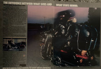 1978 Harley-Davidson Electra Glide 2-Page Original Ad