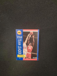 1991 Fleer Hakeem Olajuwon 1991/92 Team Leader Houston Rockets