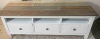 Rustic tv stand 