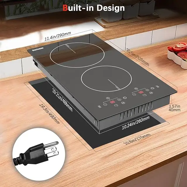 Two 12" Burners Glass Electric Cooktop *BRAND NEW*62863281056130123