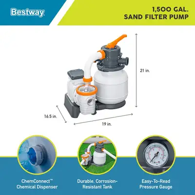 Pool supplies: Bestway sand filter/pump & cartridge pump, Saltwater system QS500, new Intex pool lin...