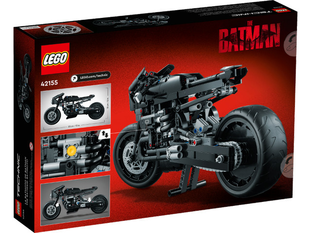 LEGO TECHNIC #42155 DC THE BATMAN ~ BATCYCLE ~ BRAND NEW IN BOX! in Toys & Games in Thunder Bay - Image 3