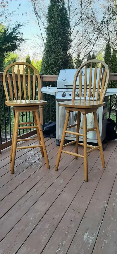 Wooden bar stools , View more