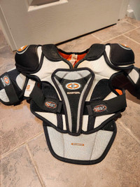 Free shoulder pads and shin guards