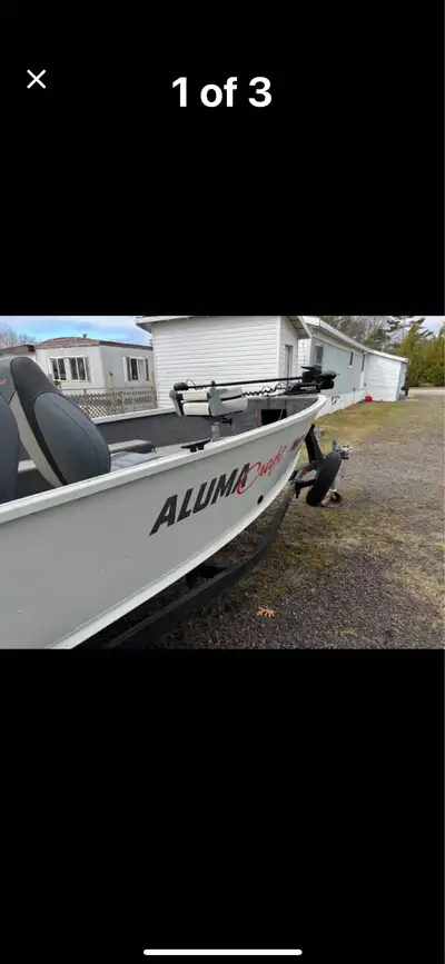 Serious inquiries only ask for Flo contact me at 705-288-4877 selling a 2022 Aluma craft boat 4 stro...