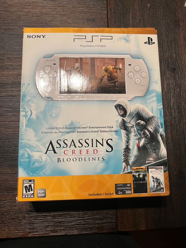 Sony PSP Assassin’s Creed Bloodlines Bundle in Sony PSP & Vita in Sarnia
