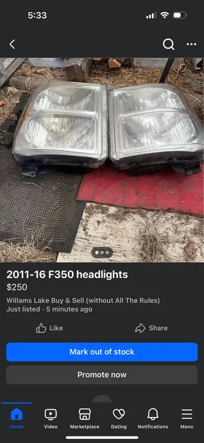 2011-2016 f350 headlights