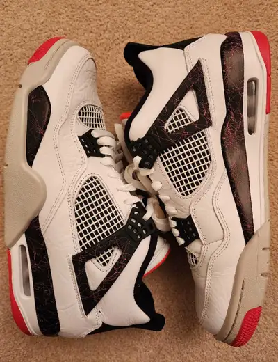 UA SIZE 10 JORDAN 4 RETRO FLIGHT NOSTALGIA , View more