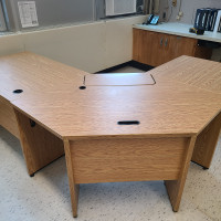 Large and very solid secretary's desk for sale with drawers