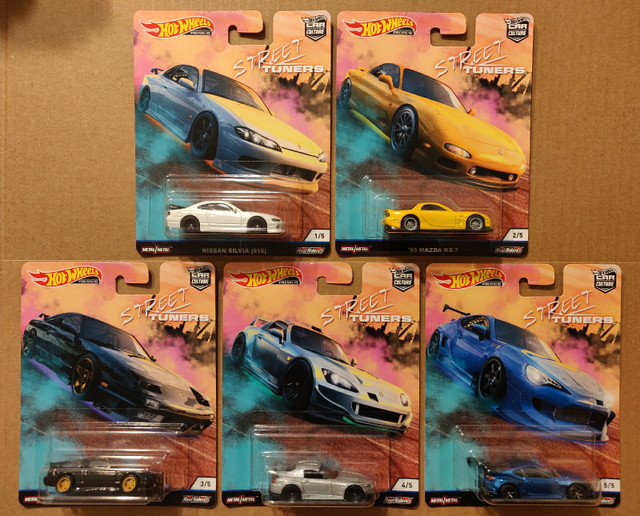 New Hot Wheels Car Culture Street Tuners set 1:64 diecast JDM HW in Toys & Games in City of Toronto