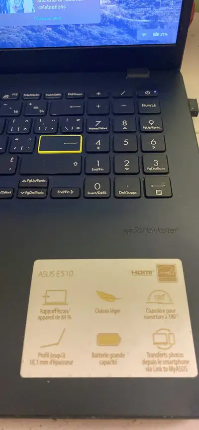 Asus E510 Laptop, View more
