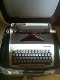 Two antique typewriters