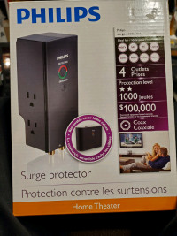 Philip's Surge Protector Brand New In Box 4 Outlets