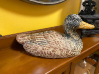 Vintage Pottery Clay Duck Rustic Home Decor