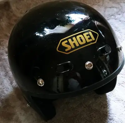 Older Shoei RJ air 3/4 quarter helmet. In good condition.Somebody just gave it to me as a gift, so d...