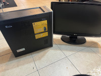 Monitor and CPU