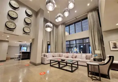 Live steps from everything in this bright and modern 1 Bedroom + Den, 1 Bathroom condo nestled on Ha...