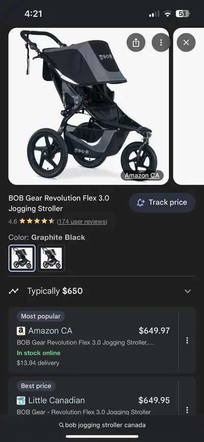 BOB Gear Revolution Flex 3.0 Jogging Stroller, View more
