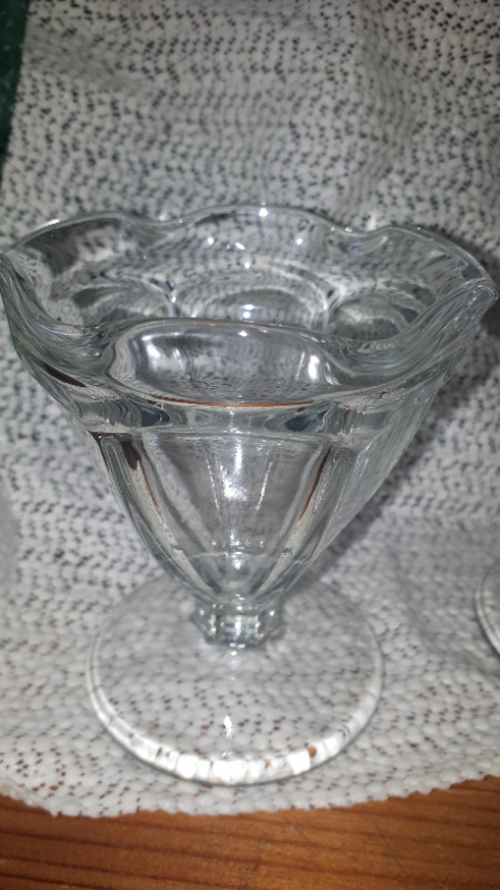 4 - Glass Pedestal Ice Cream / Dessert  Cups in Kitchen & Dining Wares in Norfolk County - Image 4