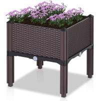 Brand New Elevated Plastic Raised Garden Bed Planter Kit for Flo