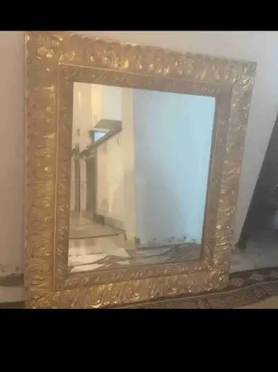 Bombay "Anna" Gilt & Beveled Mirror 33.5 “ x 29.5 “, View more