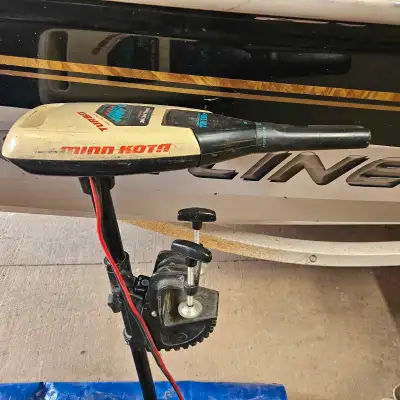 Good elec trolling motor, 36 LBSThrust. $100 cash 306 370 1924 TEXT OR CALL.