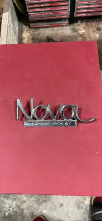 1968-1972 Nova trunk emblem. #8728940