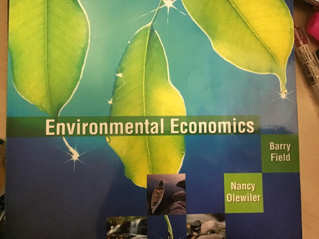 Environmental economics second  canadien edition in Textbooks in Ottawa
