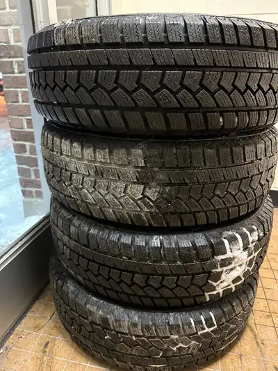 I am selling a set of four winter tires that are in good condition and ready to tackle snowy roads,...