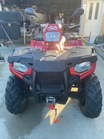 THE POLARIS SPORTSMAN EFI, EBS, ON DEMAND AWD, ALSO 4X4 AND 2X4; ELECTRIC POWER STEERING; MASSIVE CA...