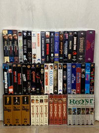 A bunch of old vhs movies