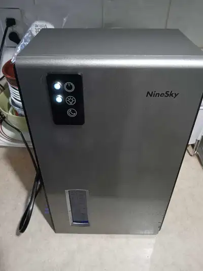 NineSky Dehumidifier for Home, 95 OZ Water Tank, (1000 sq.ft) Dehumidifiers for Bathroom Bedroom Bas...