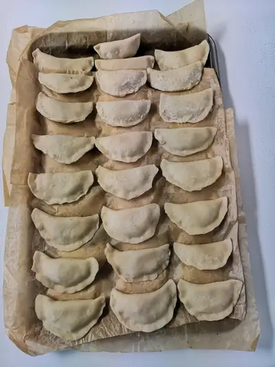 PEROGIE / VARENYKY / JUST MADE A FRESH BATCH / 5 DOZEN REMAINING, View more