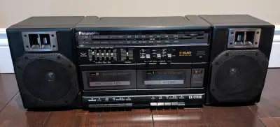 ✅ Vintage Panasonic Stereo System Detachable Speakers RX-CT800, View more