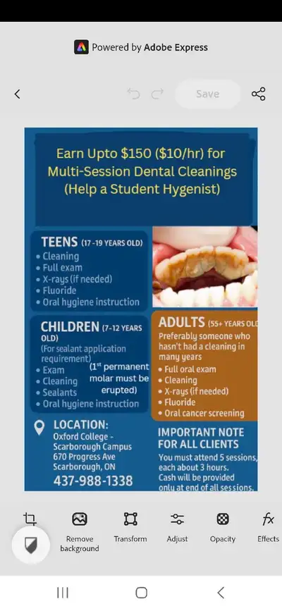 Dental Cleaning That Pays You, View more