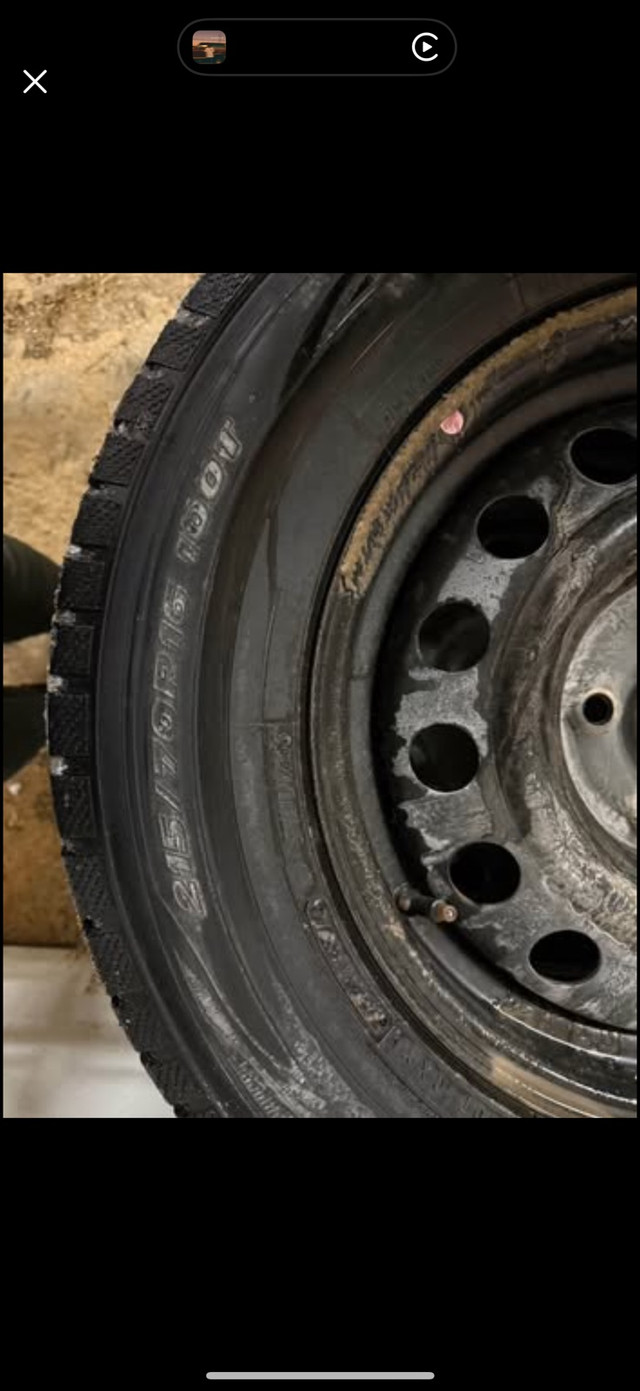 winter tires on rims  in Tires & Rims in Ottawa