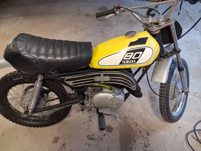 Vintage 1975 Yamaha Pretty great condition for 50 years old! 1975 numbers matching GT80 Yamaha Recen...