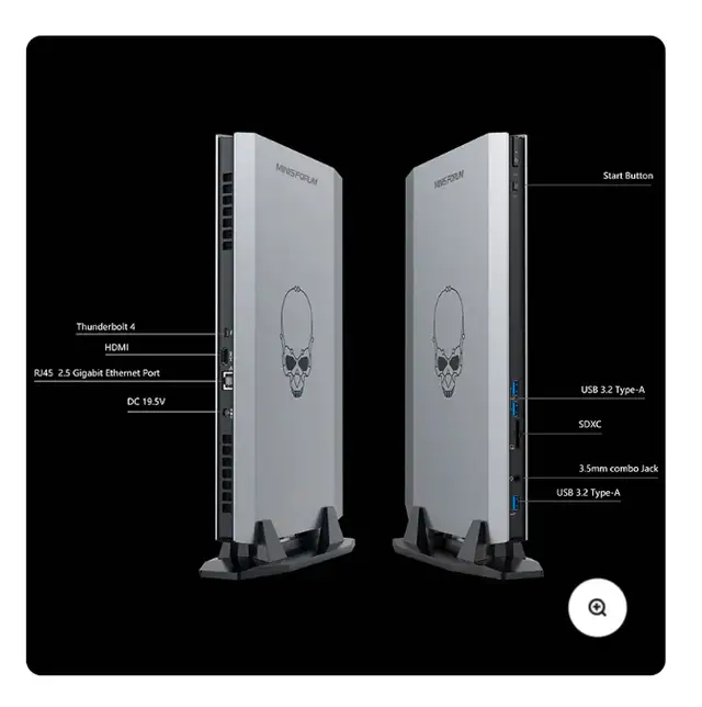 MINISFORUM NUCXI7 Mini PC Intel 11th Gen Core i7-11800H NUC Mini62863282834435122