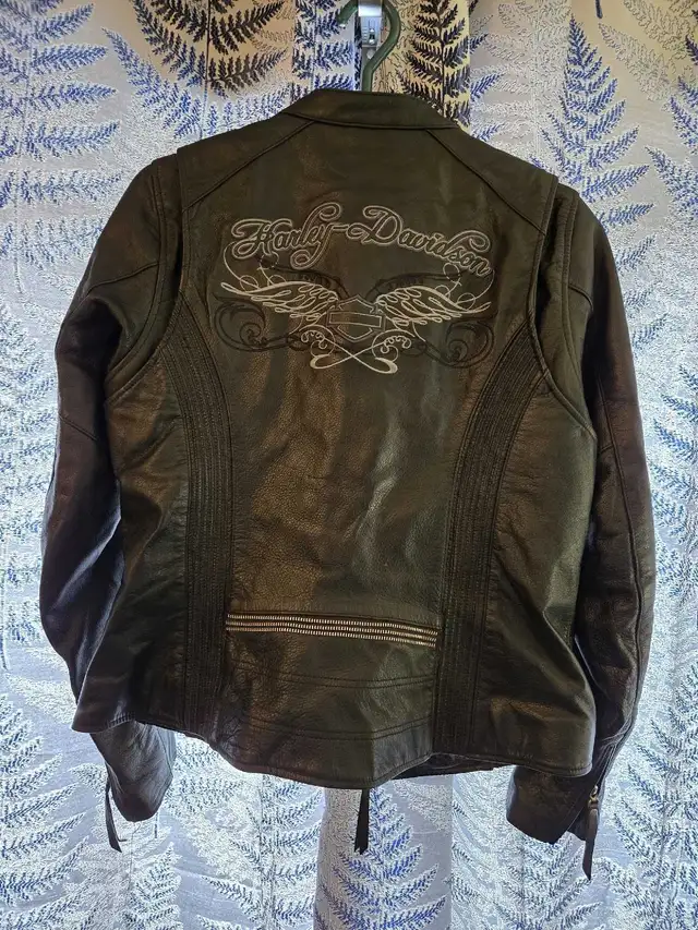 Rare Womans Harley Davidson Leather Jacket in Women's - Tops & Outerwear in Kitchener / Waterloo - Image 8