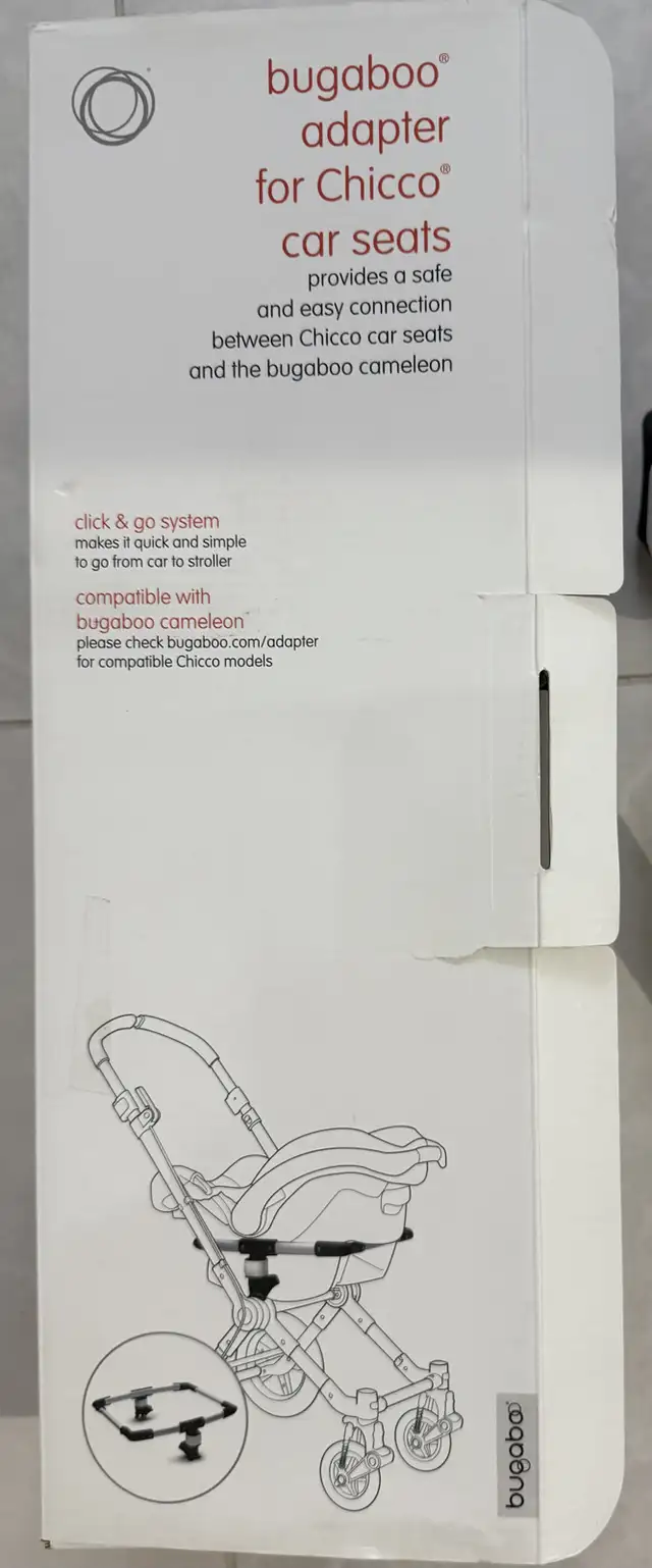 Bugaboo adapter for Chicco car seat in Strollers, Carriers & Car Seats in City of Montréal - Image 3