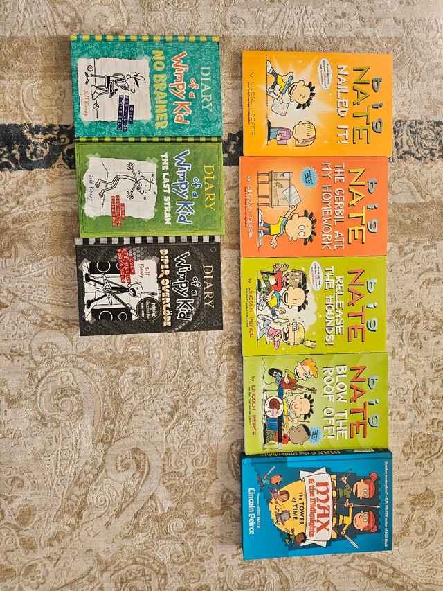 Big Nate and Diary of a Wimpy Kid books in Children & Young Adult in Oakville / Halton Region