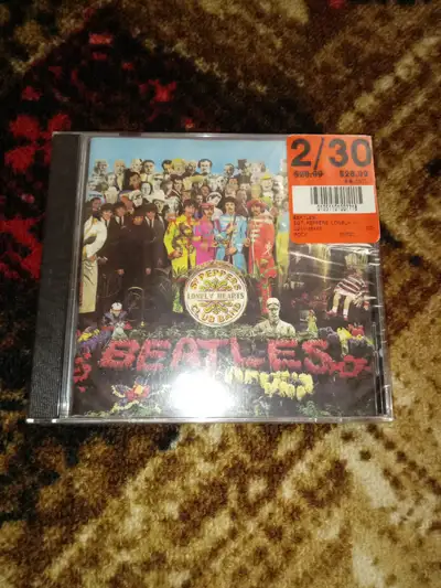 Factory sealed collectable Beatles Sgt Pepper Lonely Hearts CD, View more