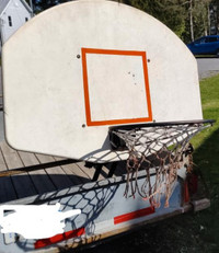 Basketball Net and Supporting Post
