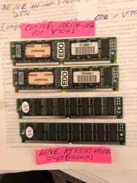 PC Memory Ram Sticks - Older Desktop \ Tower - LQQK