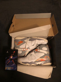 Jordan 8 Orange White