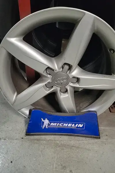 Wheels are in amazing shape perfect for winter tire mounting. Wheels come with oem center caps and w...