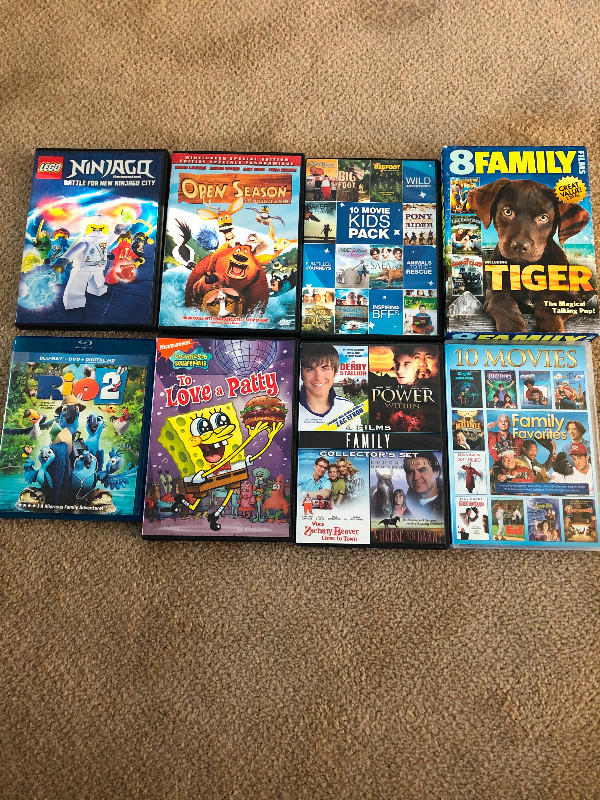 ASSORTED KID AND FAMILY DVD MOVIES in CDs, DVDs & Blu-ray in Regina