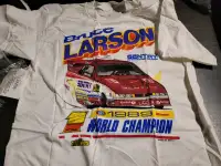 1989 Bruce Larson NHRA Drag Racing World Champion t shirt 