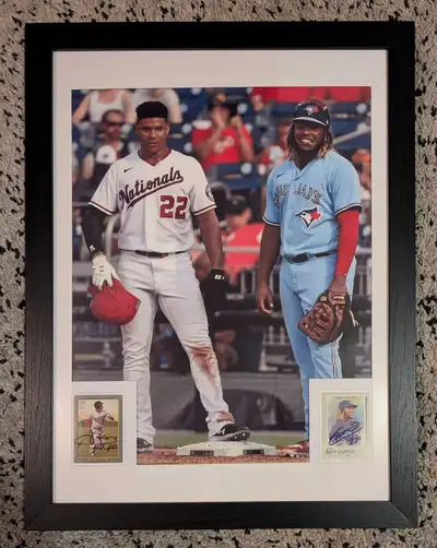 Juan Soto Vladimir Guerrero Jr Signed Autographed Custom Framed, View more